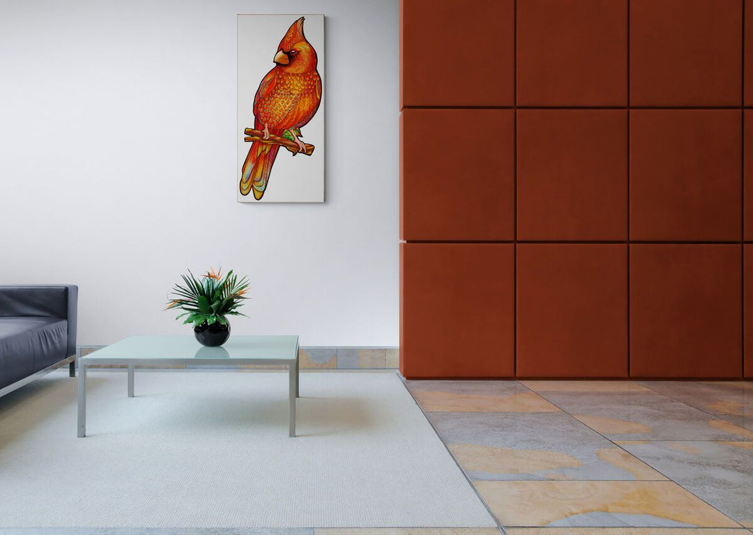 Northern Cardinal Wooden Jigsaw Puzzle