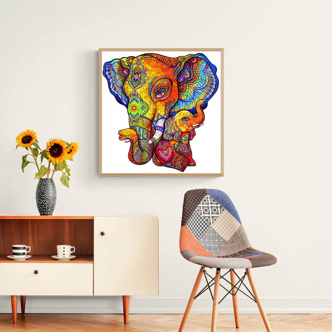 Maternal Love Wooden Jigsaw Puzzle