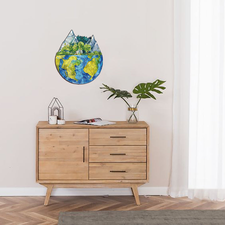 "Only One Earth" Environmental Friendly Jigsaw Puzzle