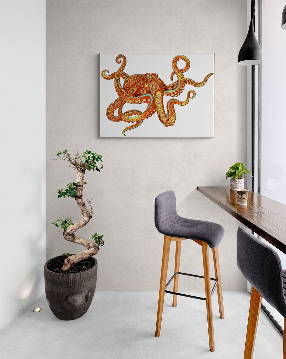 Big Octopus Wooden Jigsaw Puzzle