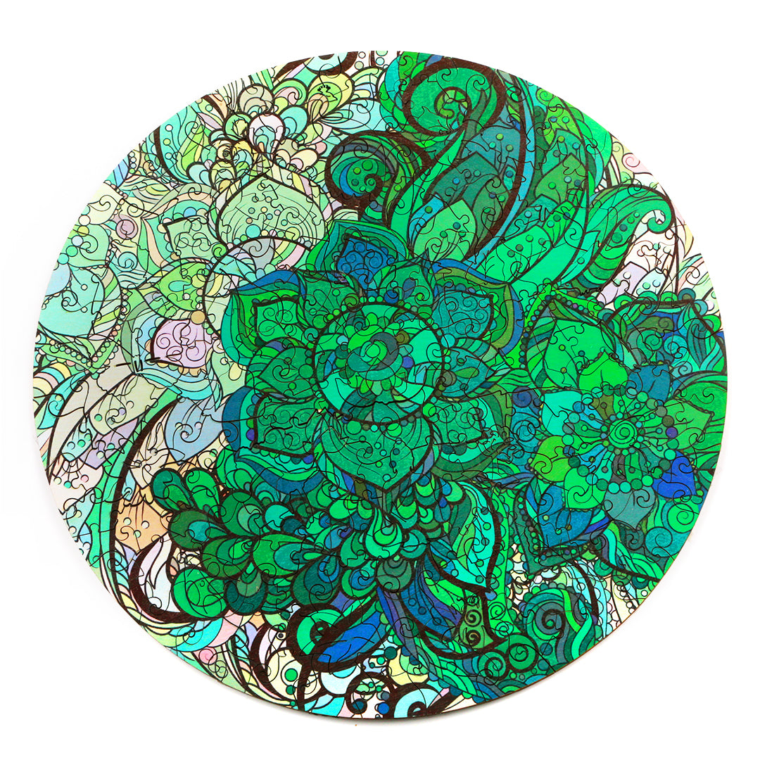 Lotus Flower Wooden Jigsaw Puzzle