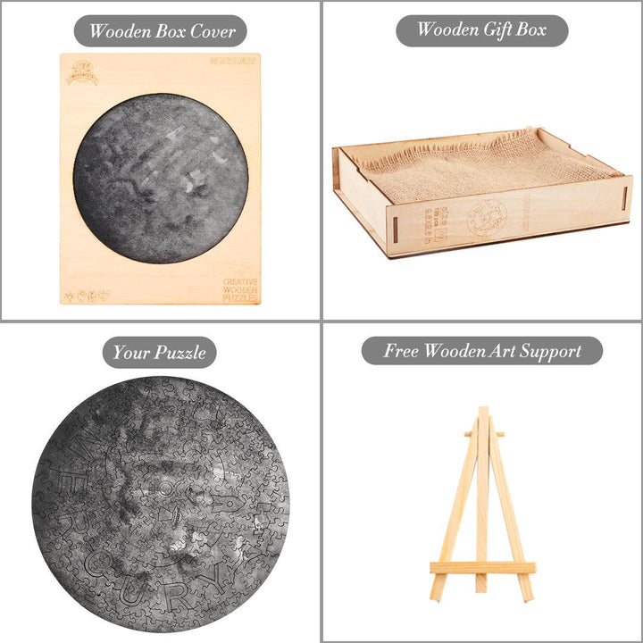 Mercury Wooden Jigsaw Puzzle