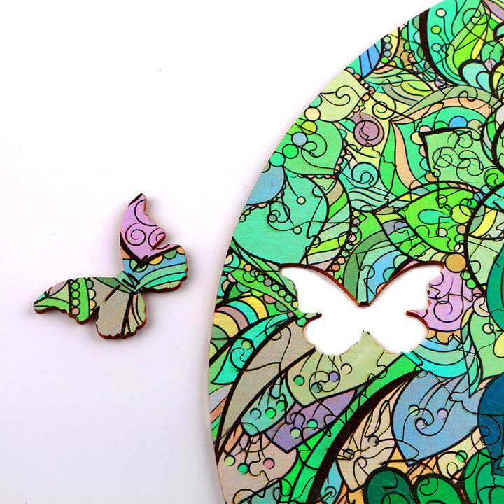 Lotus Flower Wooden Jigsaw Puzzle