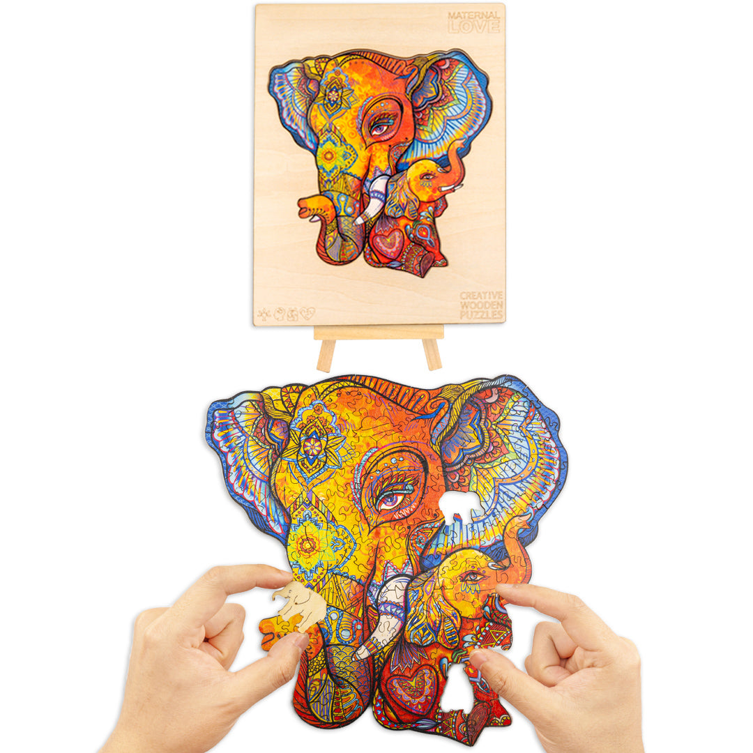 Maternal Love Wooden Jigsaw Puzzle