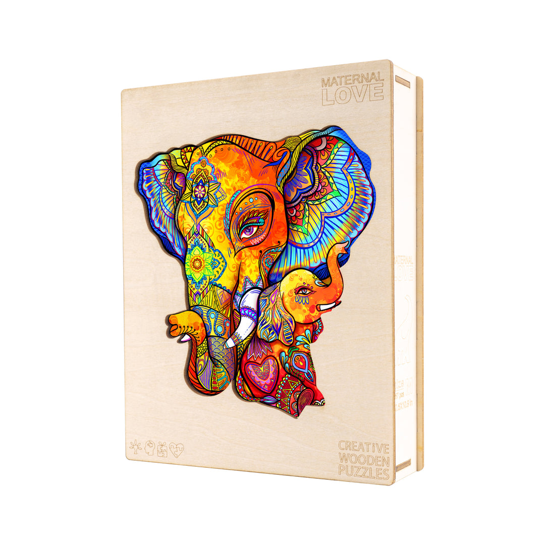 Maternal Love Wooden Jigsaw Puzzle