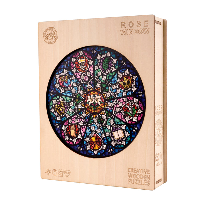 Rose Window Wooden Jigsaw Puzzle