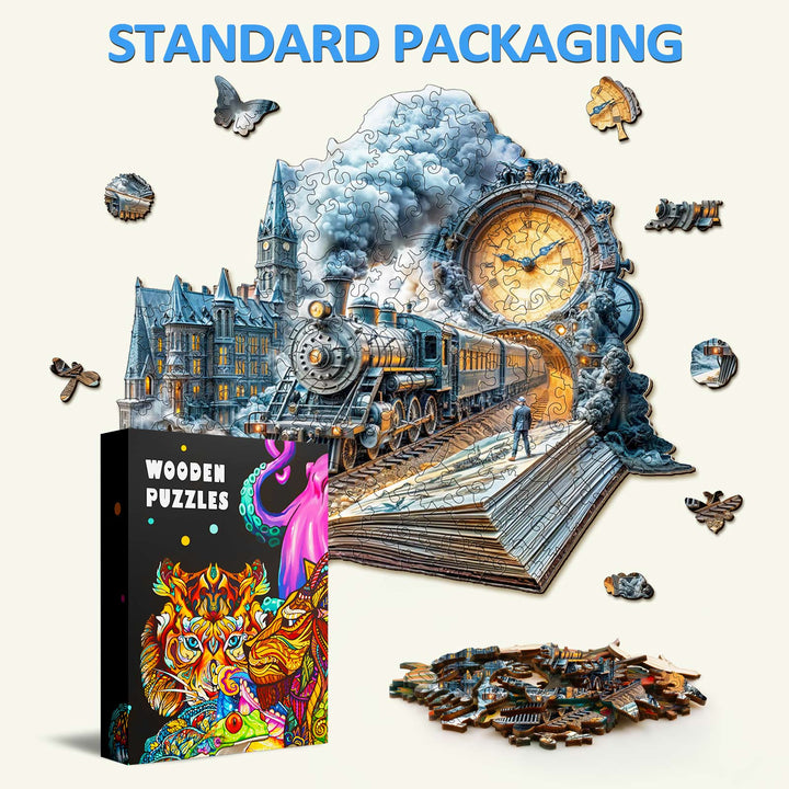 Rompecabezas de Madera Chrono Train