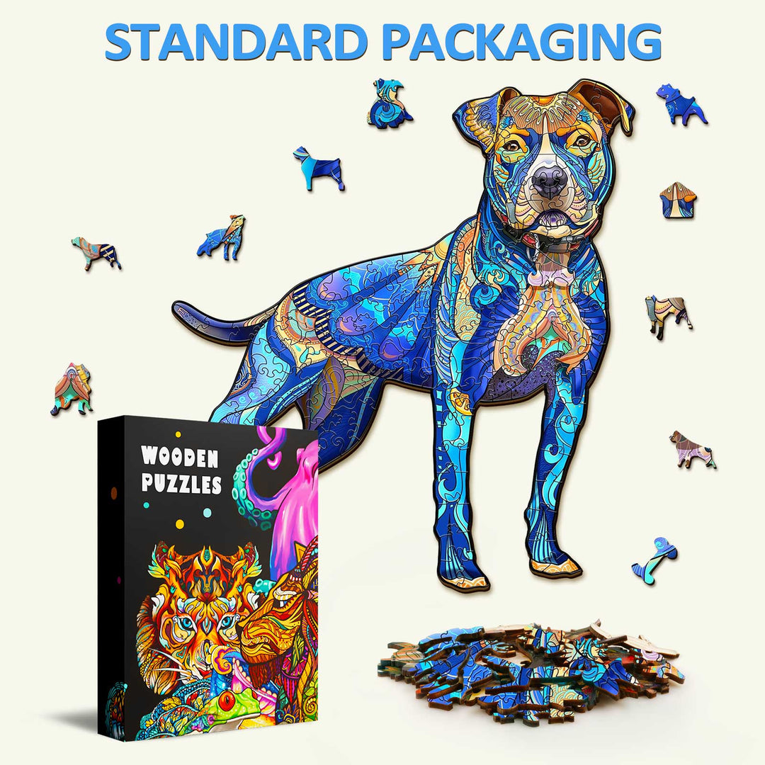 Pitbull Wooden Jigsaw Puzzle