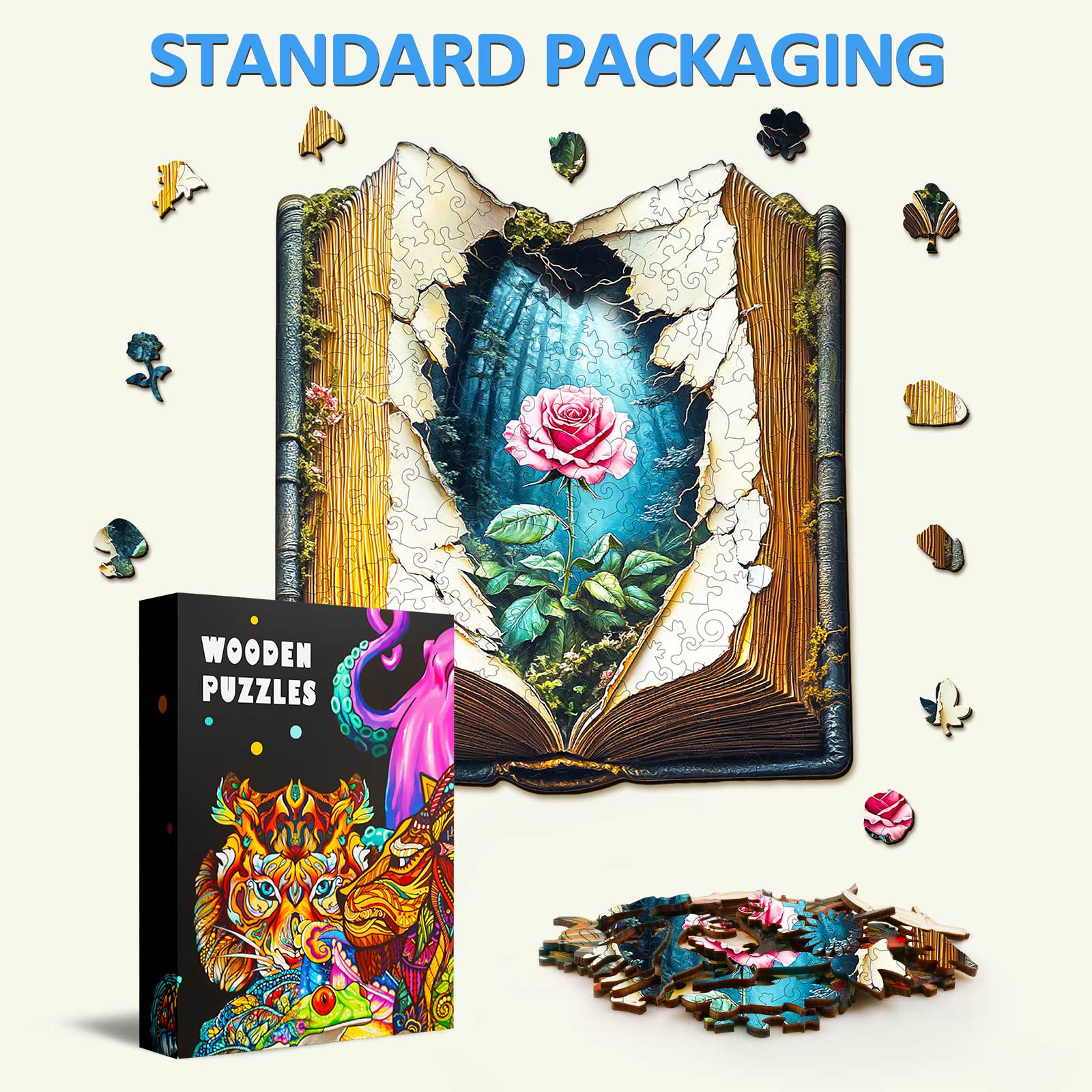 Blooming Story  Wooden Jigsaw Puzzle