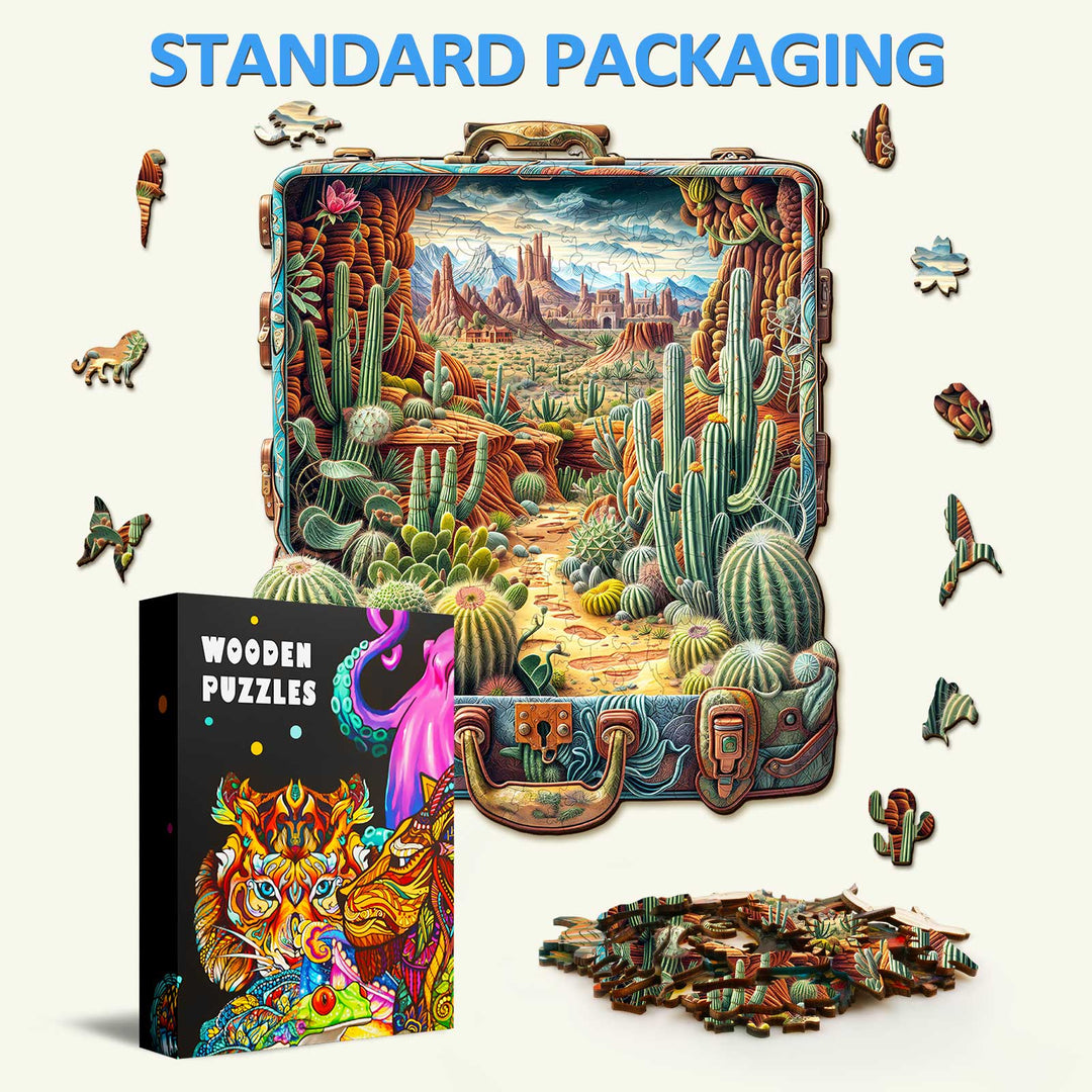 Desert Odyssey-2 Rompecabezas de Madera
