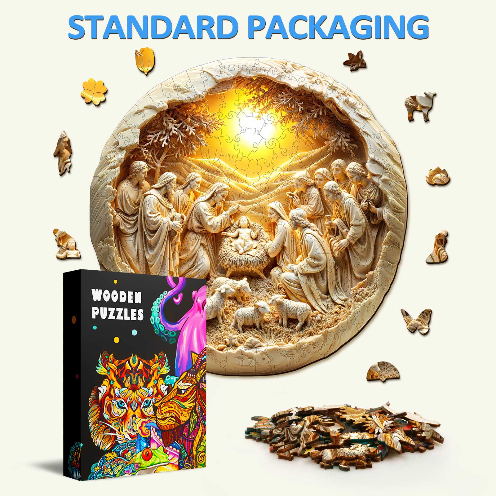 Rompecabezas de madera del Salvador