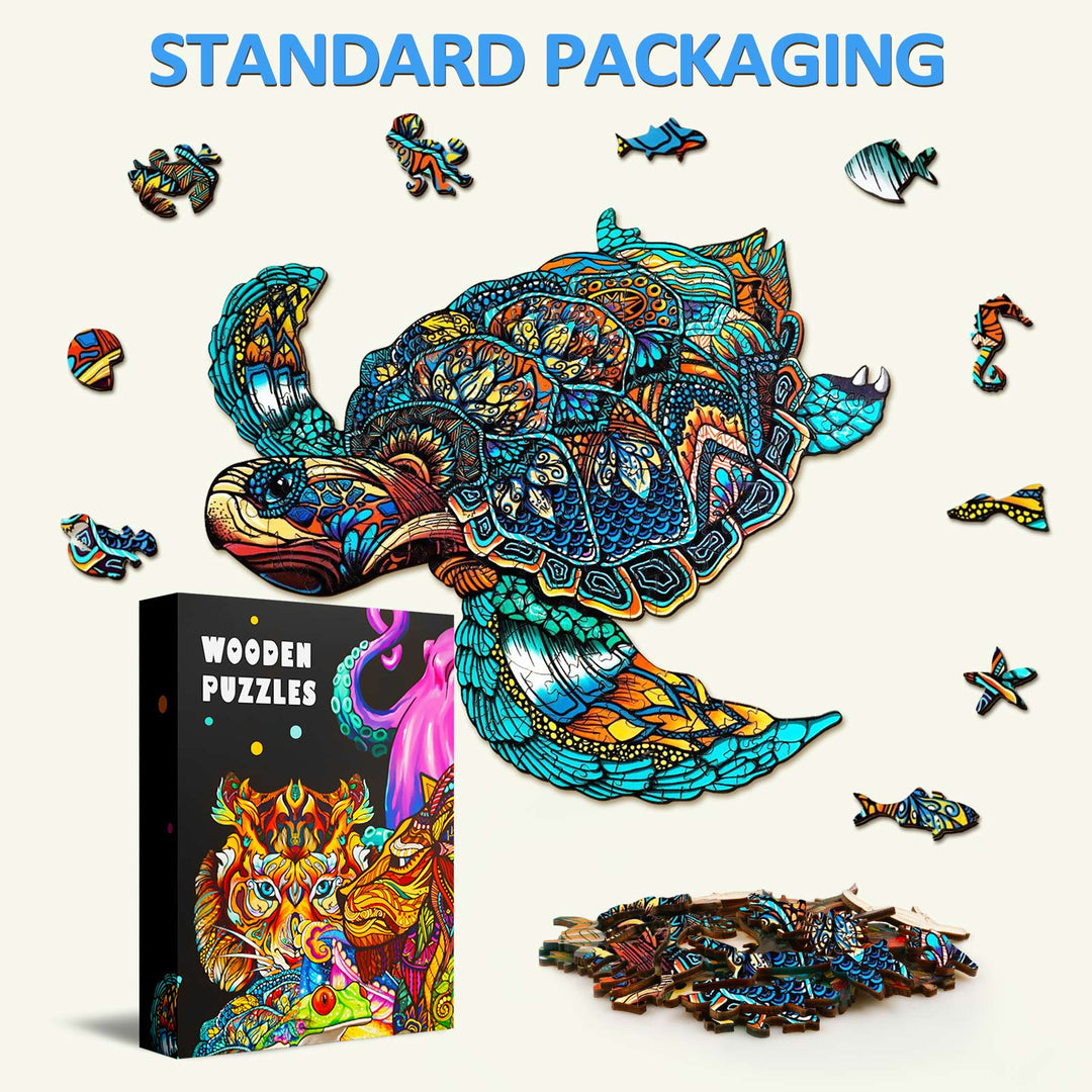 Resolute Turtle Wooden Jigsaw Puzzle