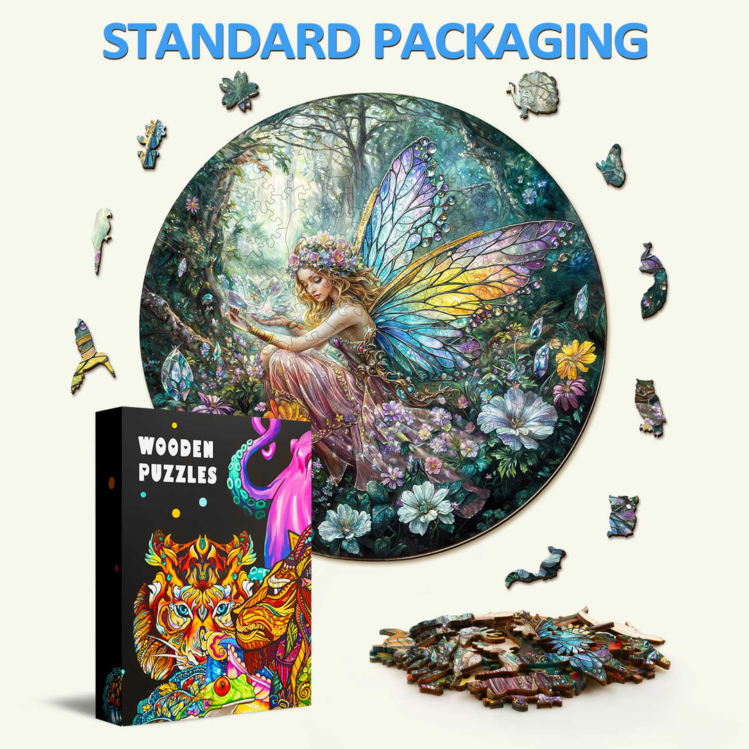 Magisches Feen Holzpuzzle