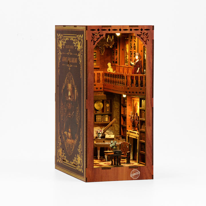 Grimm's Small Building - DIY Book Nook Kit,3D Wooden Puzzle - By Woodbests