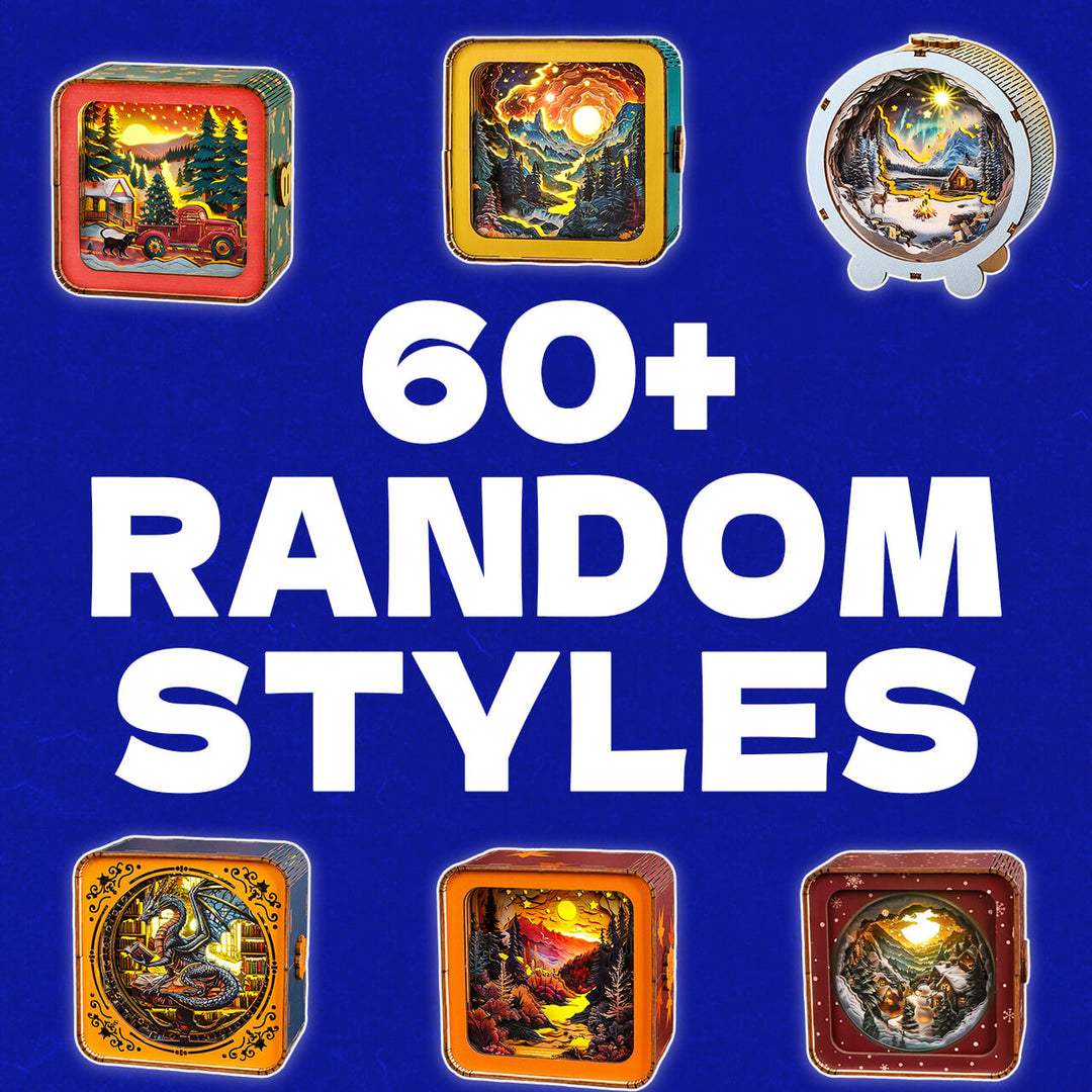 Random Different Styles of 3D Puzzle Night Light