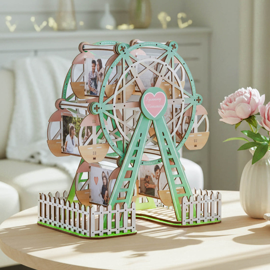 Fresh Mint – DIY 3D Wooden Photo Frame Ferris Wheel