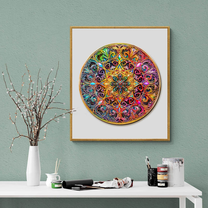 Mandala Dreamland Wooden Jigsaw Puzzle