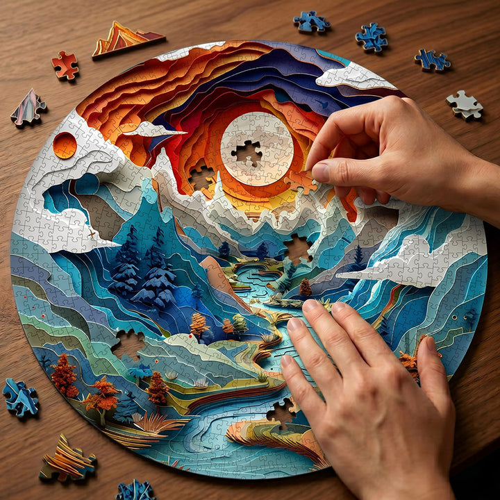 Inside The Cave-3 1000 Piece Puzzle