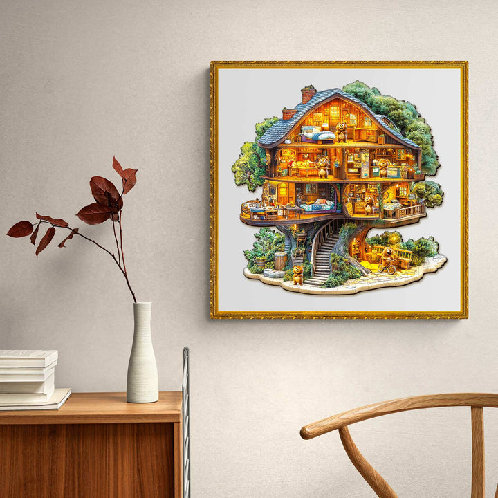 Bear House Wooden Jigsaw Puzzle