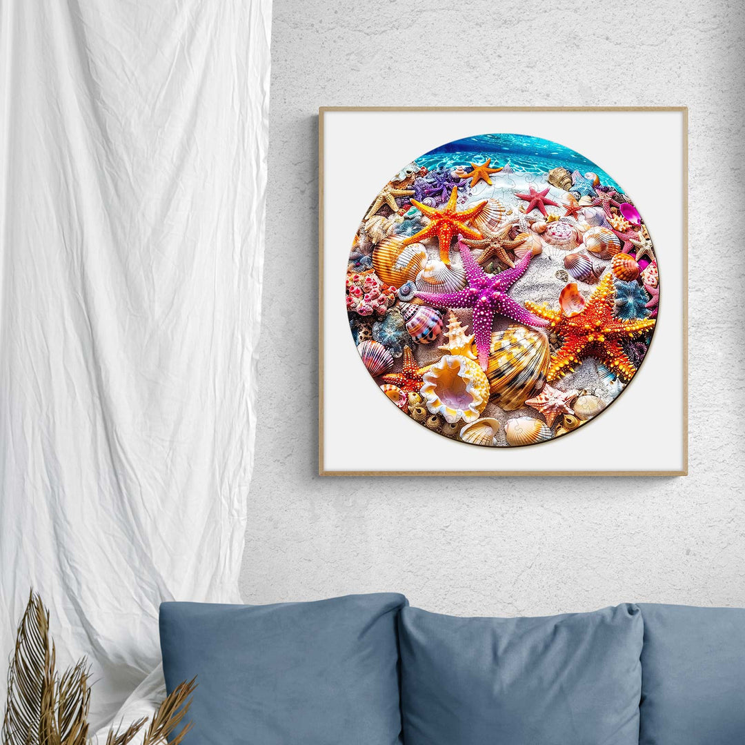 Puzzle en bois étoile de mer