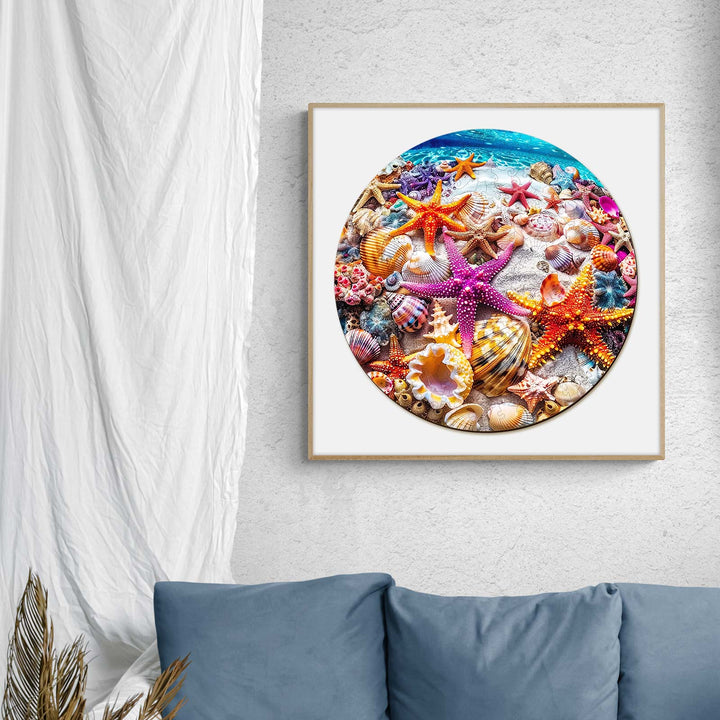 Puzzle en bois étoile de mer