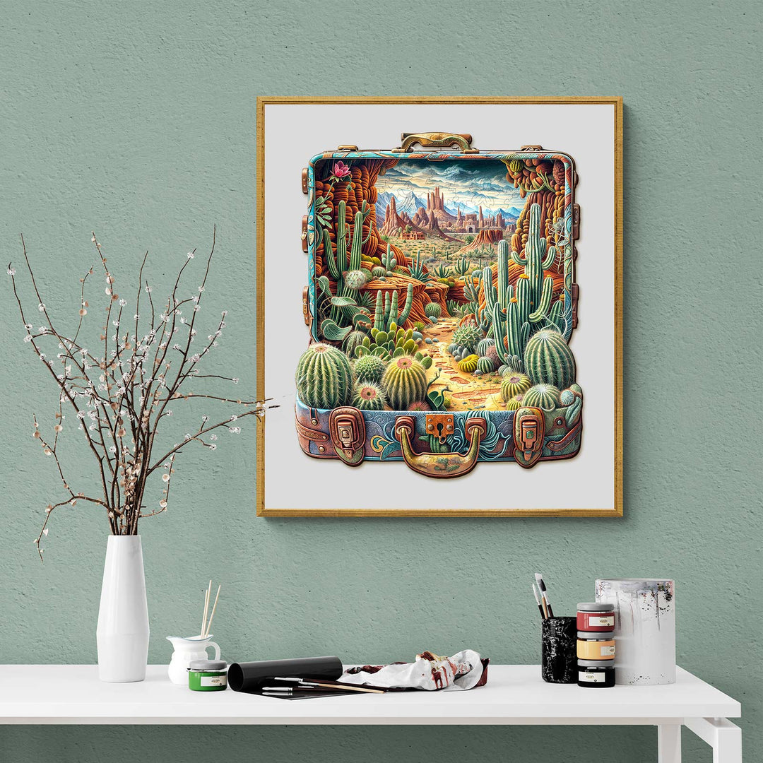 Desert Odyssey-2 Rompecabezas de Madera