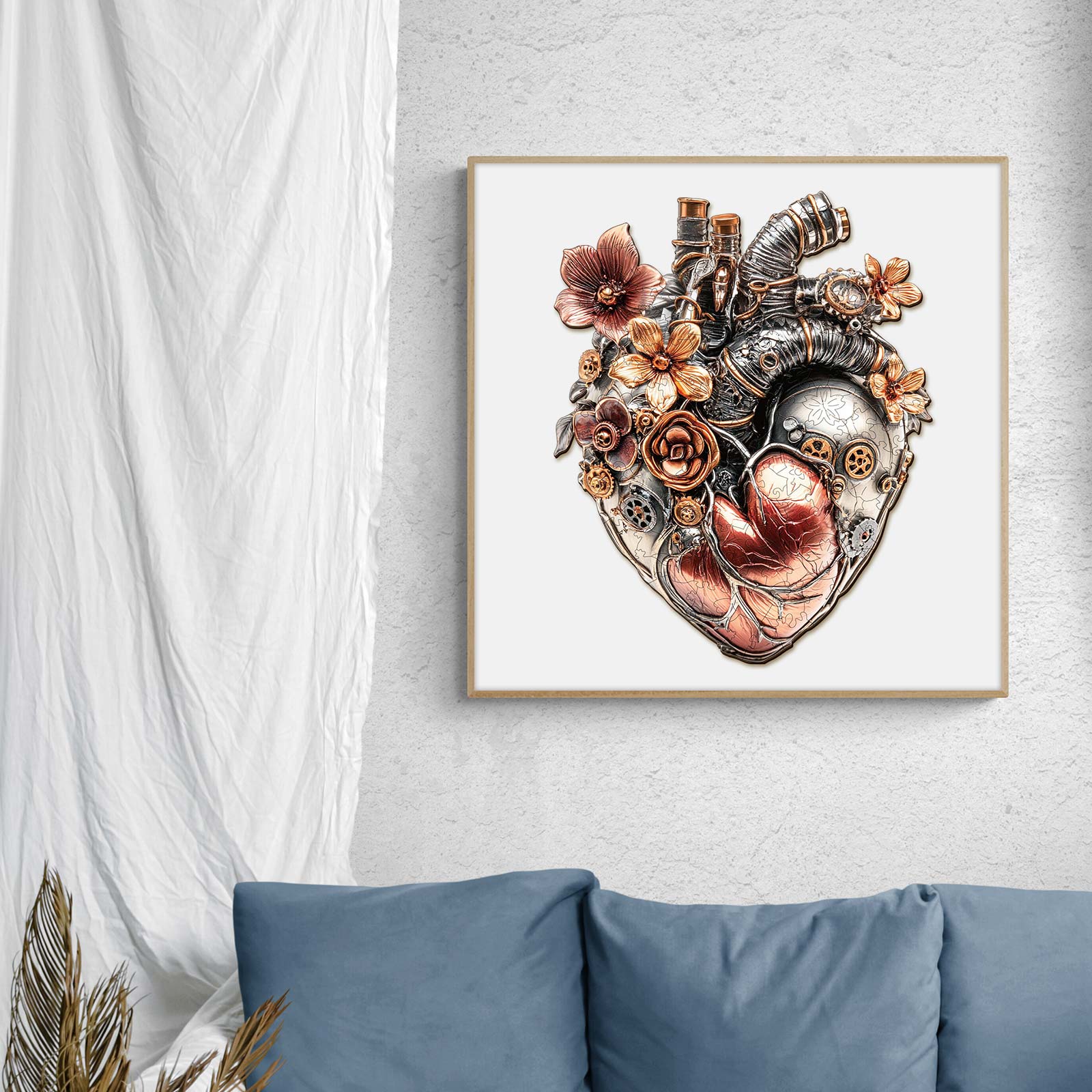 3D Mechanical Heart Wooden Jigsaw Puzzle
