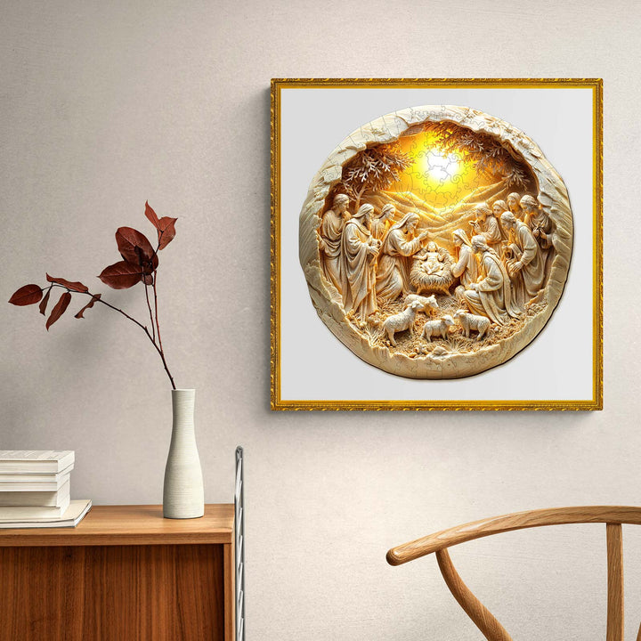 Retter kommt Holzpuzzle