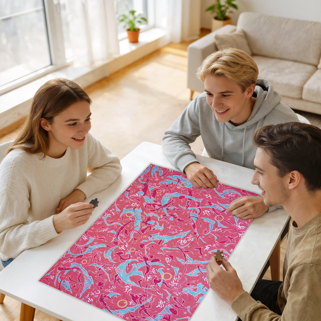 Puzzle artistique de 1000 pièces « La Chronique de la Vérité »
