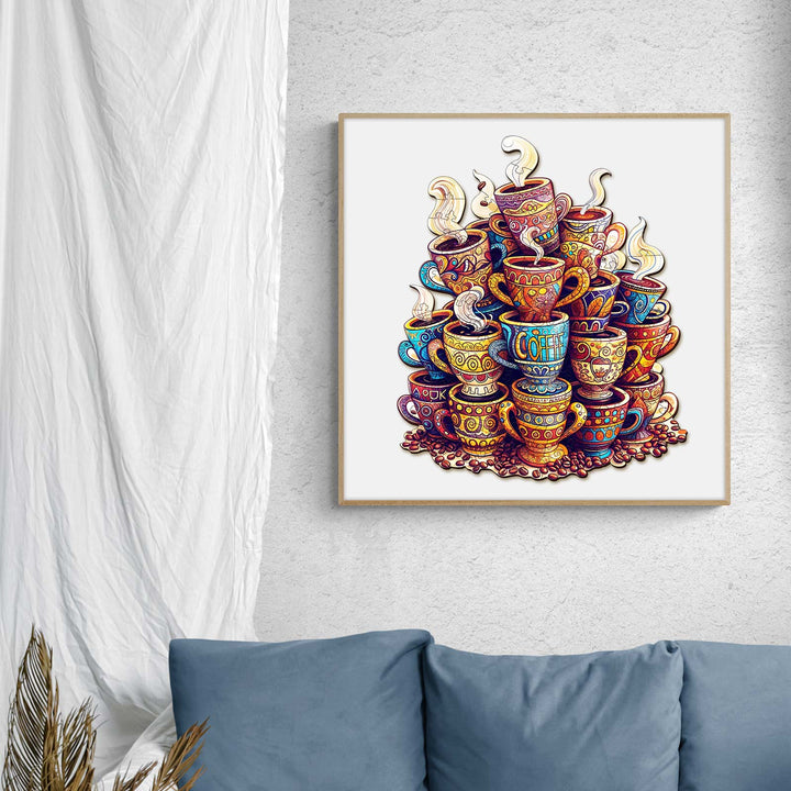 Rompecabezas de Madera Sueños de Café