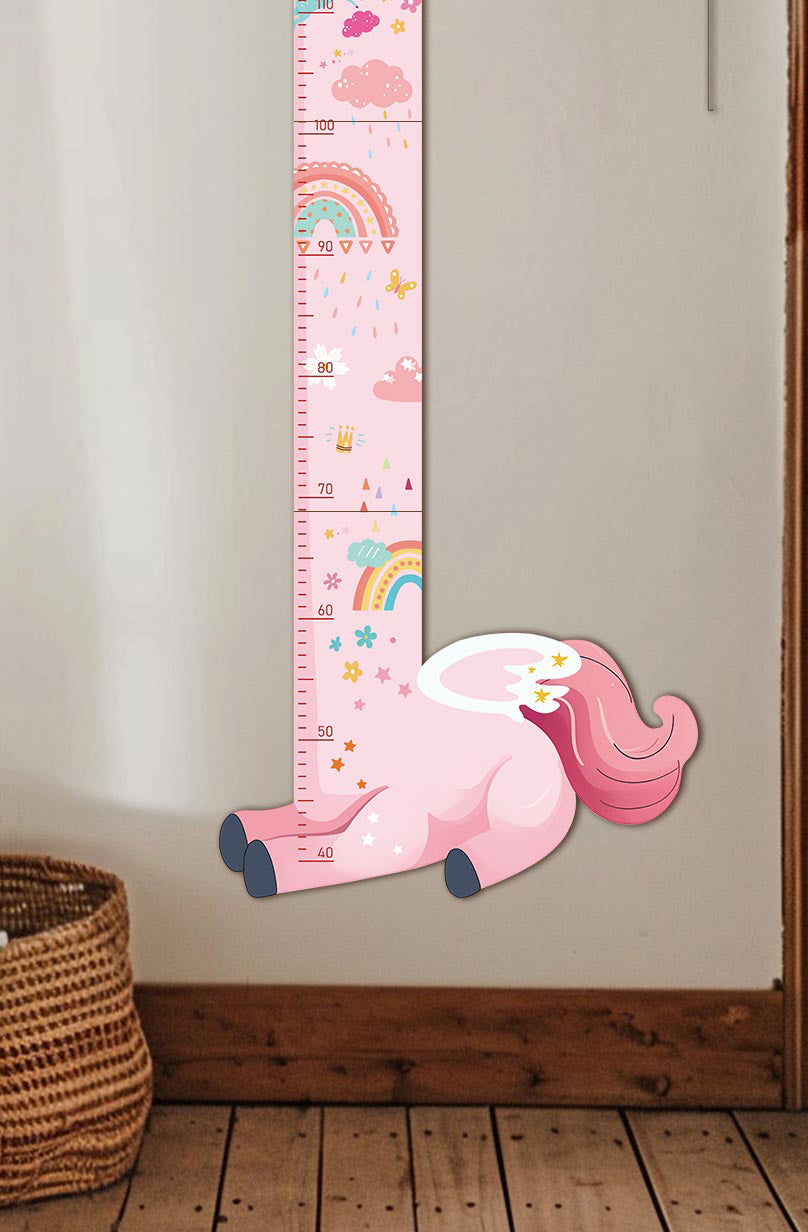Personalized Wooden Unicorn Growth Chart Ruler