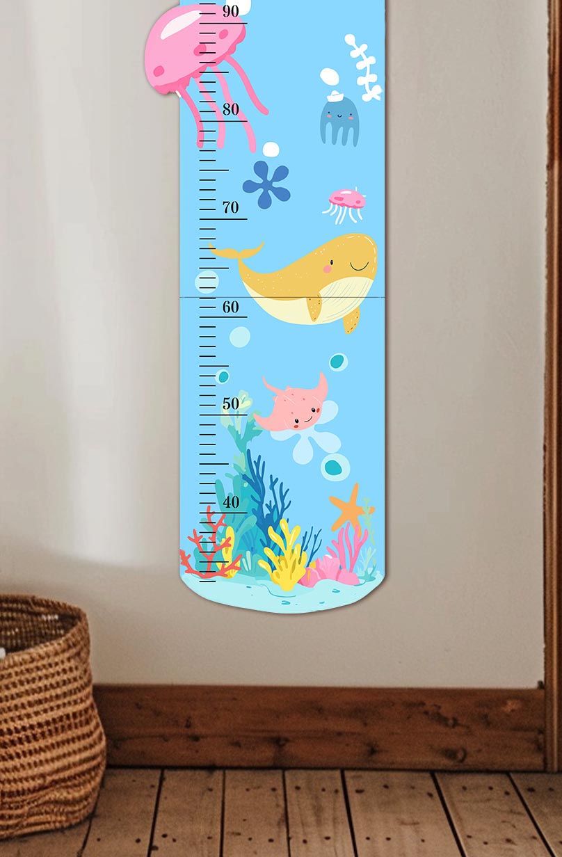 Personalized Wooden Ocean Growth Chart Ruler