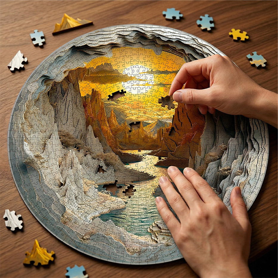 Inside The Cave-1 1000 Piece Puzzle