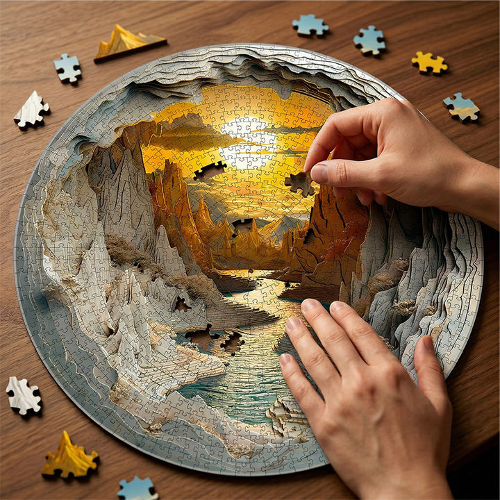 Inside The Cave-1 1000 Piece Puzzle
