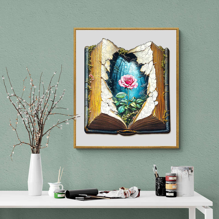 Blühende Geschichte Holzpuzzle