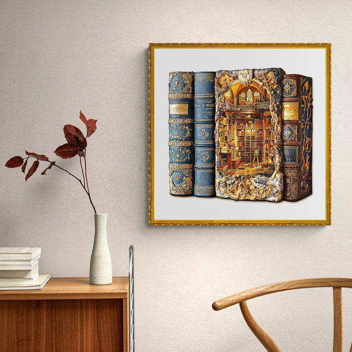 Story Realm Tome Wooden Jigsaw Puzzle
