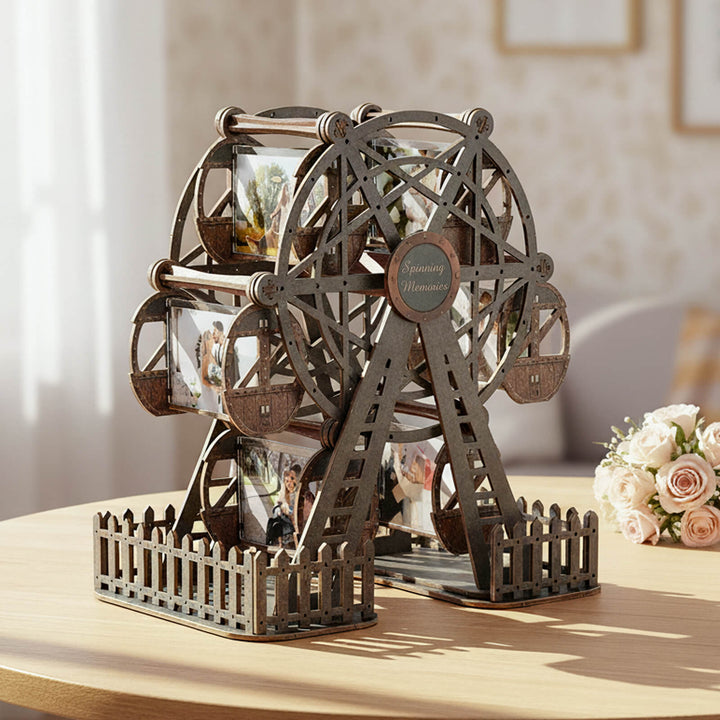 Gunmetal Metallic – DIY 3D Wooden Photo Frame Ferris Wheel