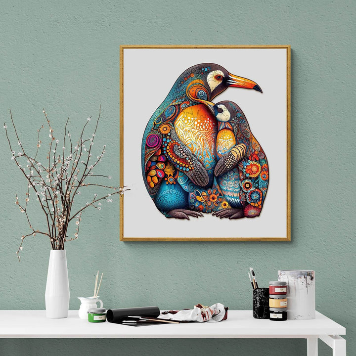 Penguin Family Wooden Jigsaw Puzzle