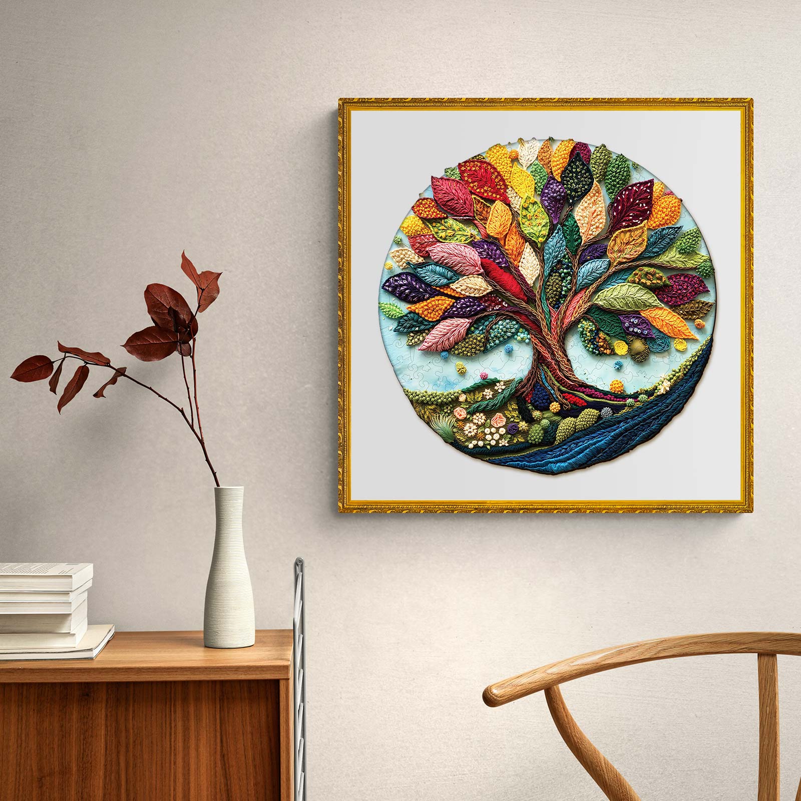 Fibrous Life Tree Wooden Jigsaw Puzzle