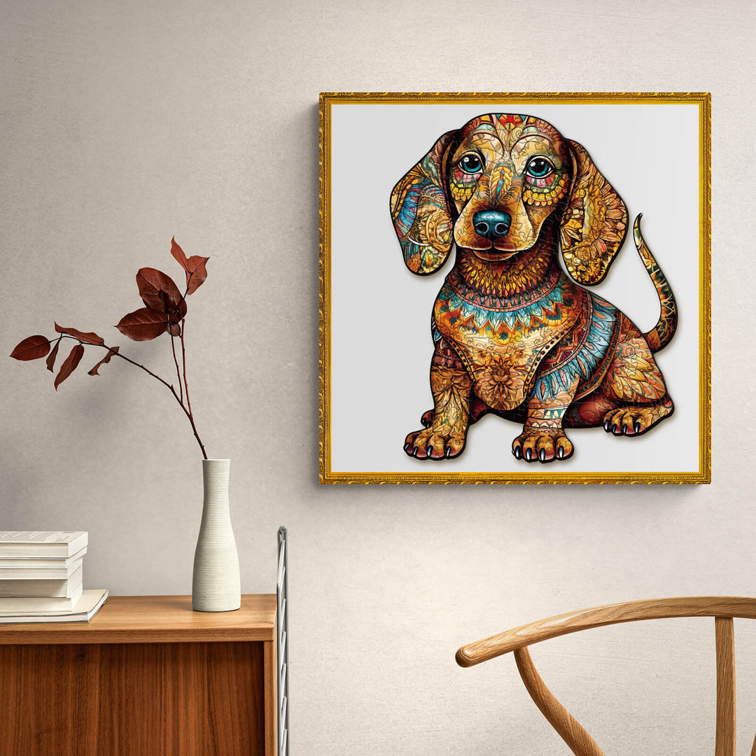 Dachshund 2 Wooden Jigsaw Puzzle