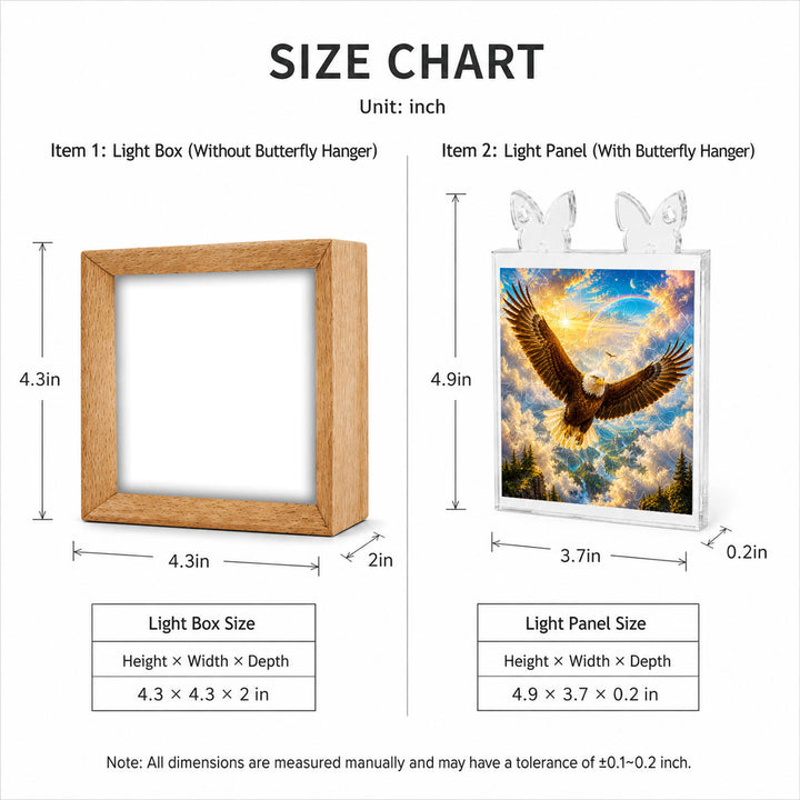 Acrylic Puzzle Night Light - Soaring Eagle