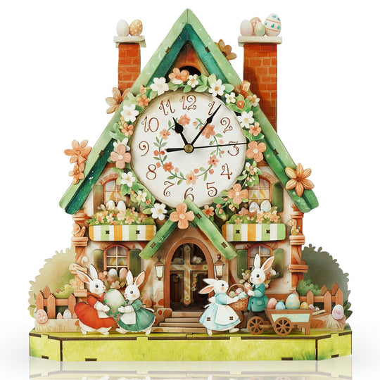 Craft Unique Timepieces: Premium Wooden Puzzle Clocks & 3D Wooden Clock ...