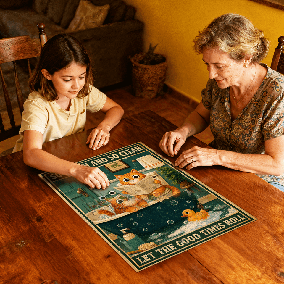 Clean Time - Morphing Lenticular Puzzle