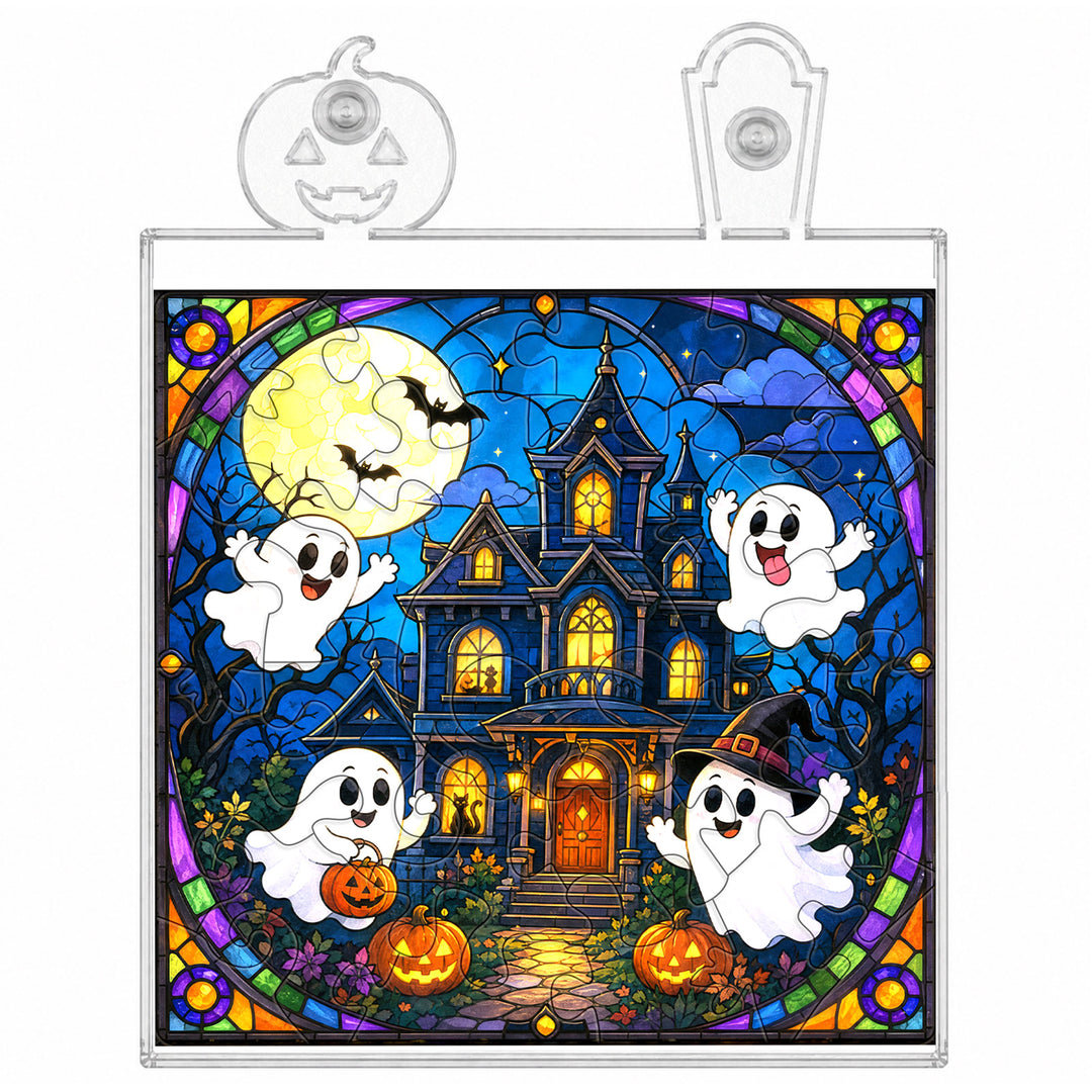 Acrylic Puzzle Night Light - Haunted House