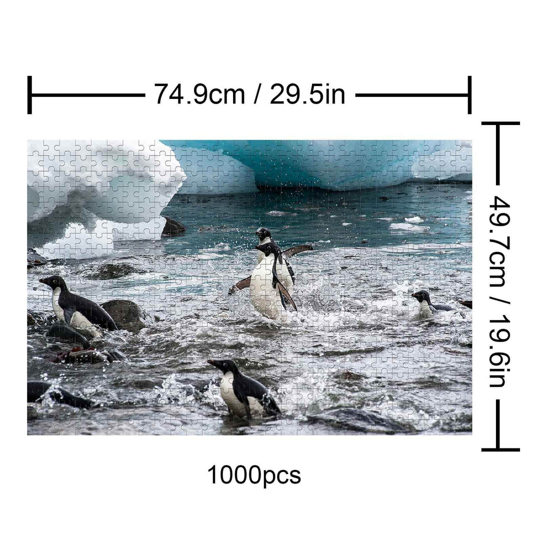 Happy Penguins 500 / 1000 Piece Puzzle