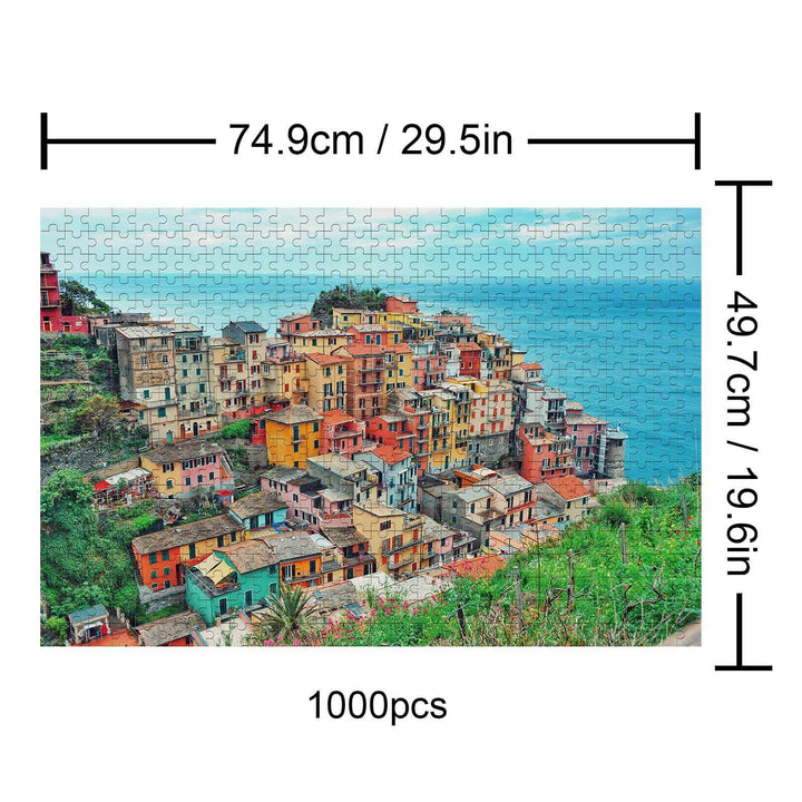 Seaside Village 500 / 1000 Piece Puzzle