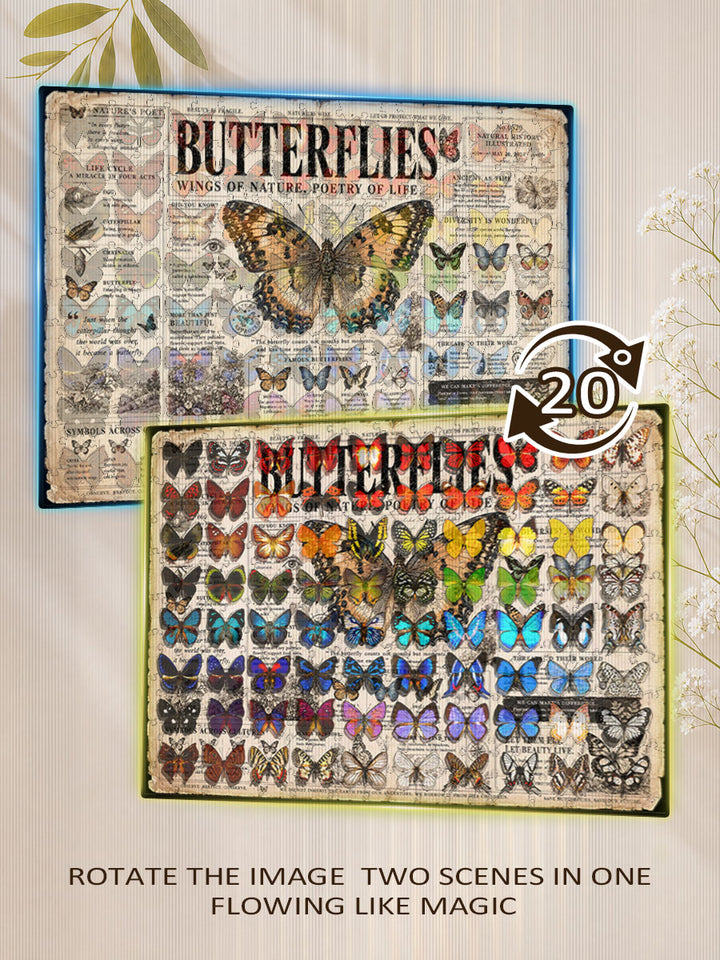 Butterfly Journa - Morphing Lenticular Puzzle