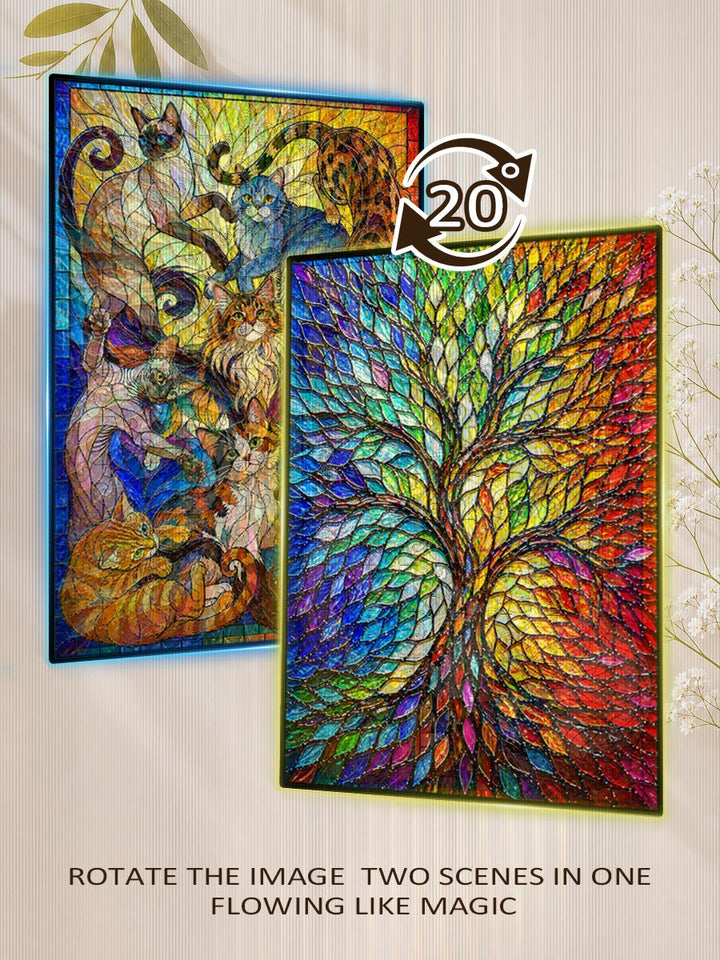 Tree Of Life is Cats - Morphing Lenticular Puzzle