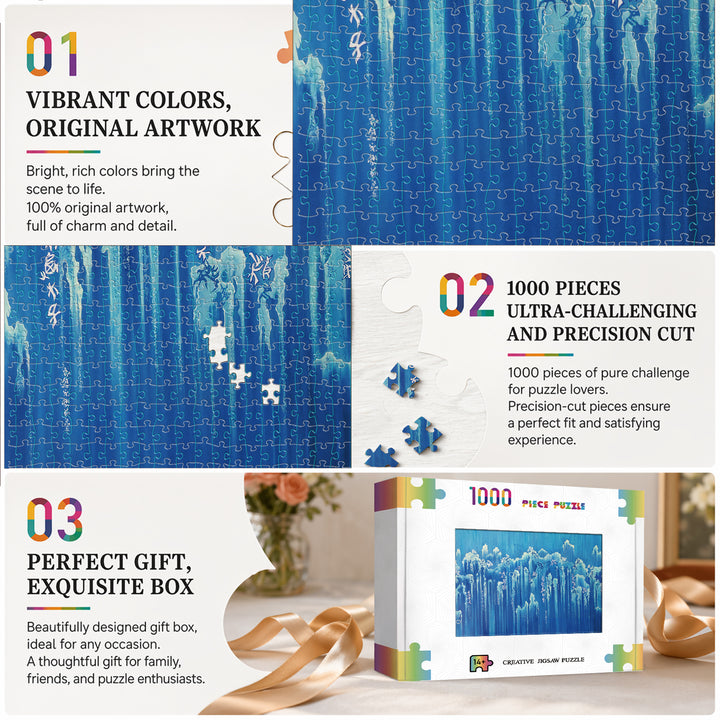 "The Sage's Gift" 1000-Piece Fine Art Jigsaw Puzzle by Henry Zhang