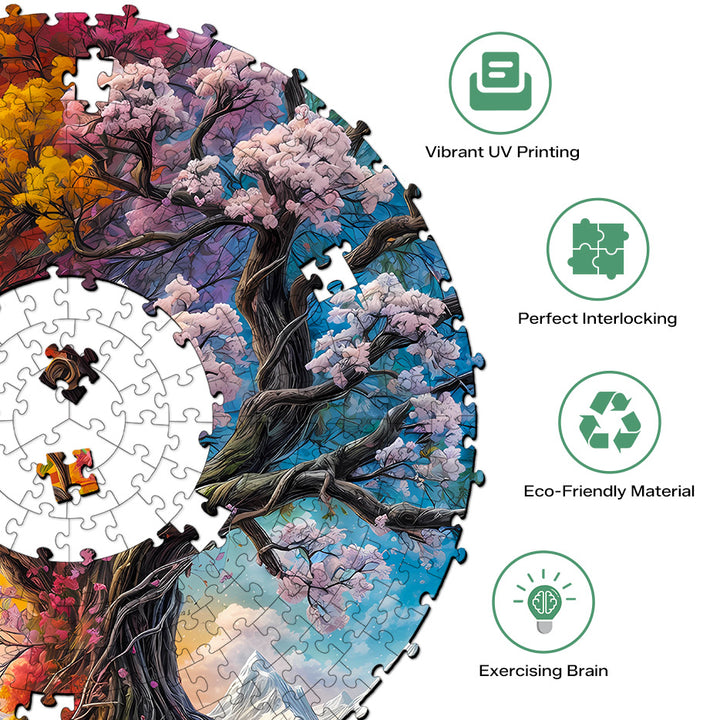 Seasonal Tree of Life-1 1000 Piece Puzzle